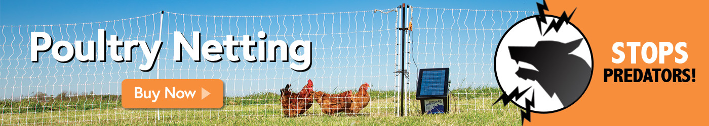 Electric Fence for Poultry and Chickens