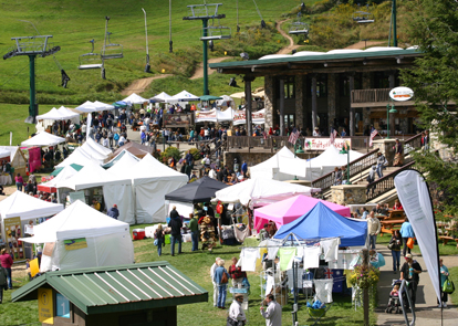 Tents at the Mother Earth News Fair