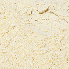 appearance of ground corn using the bravo feed grinder and 1mm sieve
