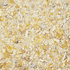 appearance of ground corn using the ercolino feed grinder and 6mm sieve
