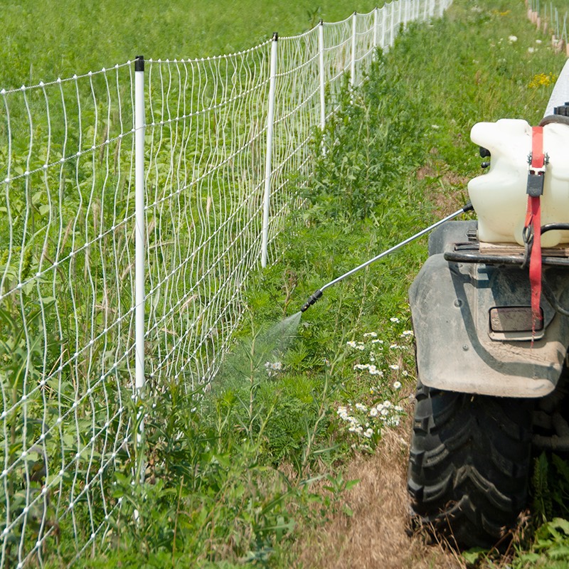 Heavy green vegetation will drain the energy out of an electric fence