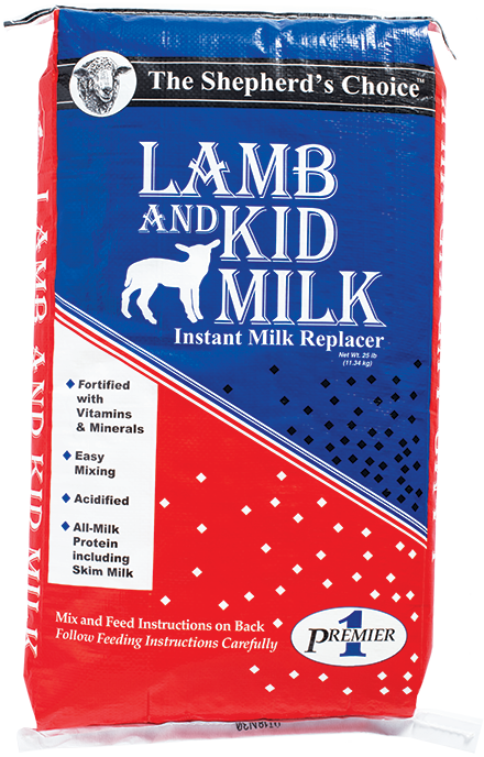 Milk replacer for lambs and goat kids