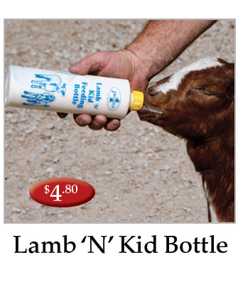 Lamb and kid bottle