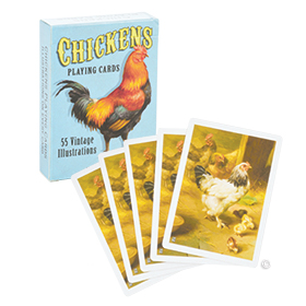 Vintage Chicken Playing Cards $8.25