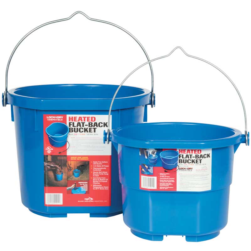 Square Buckets with Drilled Holes - Premier1Supplies