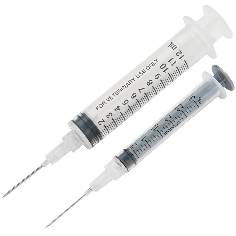 Luer Lock Syringe with Needle (20g x 3/4) 3 ml - Livestock Tools and Instruments from Premier 1 780333