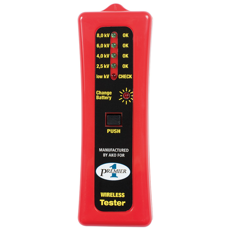 Electric Fence Tester with Single Lamp Voltage Indicator in the Fence Line 