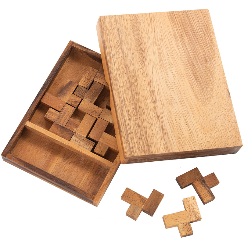 Screw puzzle wood