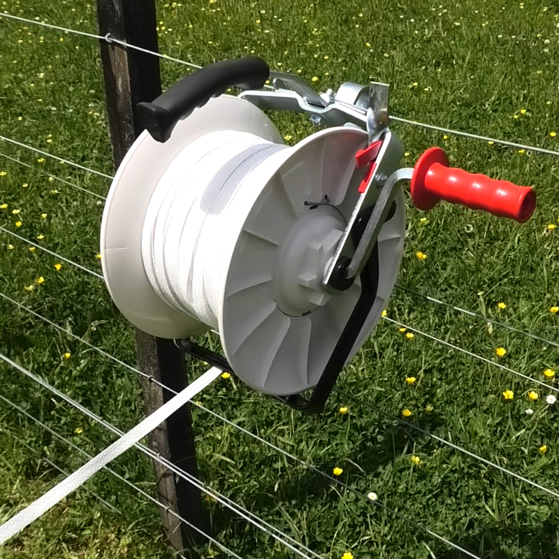 Geared Reel Kit For Electric Fence with 3 x 3:1 Geared Reels 