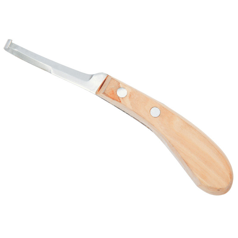 links oder doppelt Holzgriff     *NEU* rechts Hufrinnmesser hoof knife 