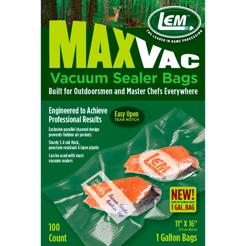  LEM Gallon Bags 11 x 16 100 Count : Home & Kitchen