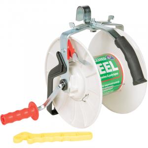 Details about   PREWOUND WIND UP GEARED ELECTRIC FENCE REEL WITH 200M POLY TAPE & GATE HANDLE 