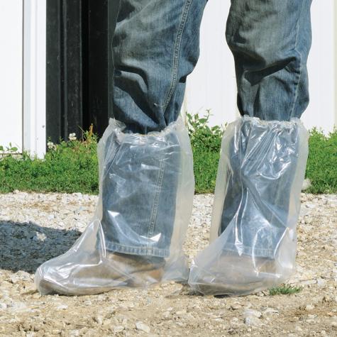 plastic cap boots