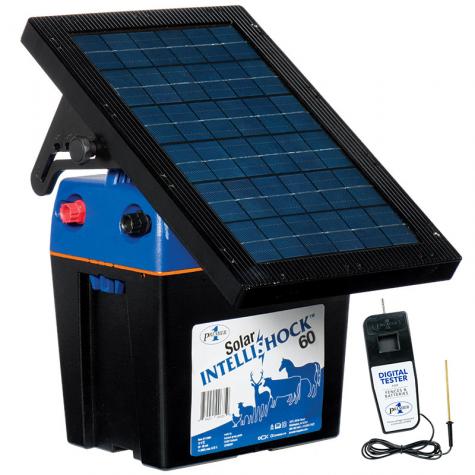Solar IntelliShock® 60 Energizer with Digital Tester for Fences & Batteries