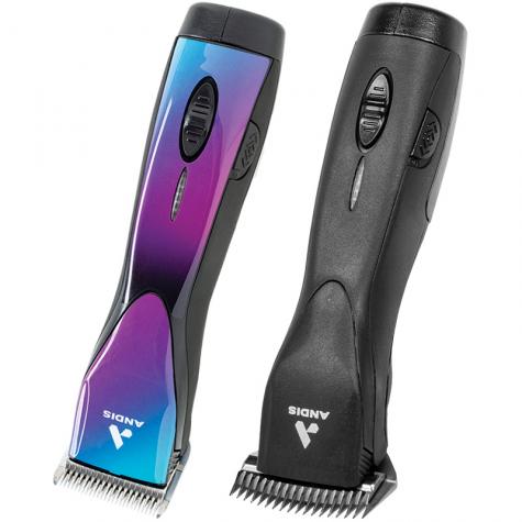 Andis® Pulse ZR® II (blue/purple) with #10 Blade & Andis® Pulse ZR® II (black) with Blocking Blade