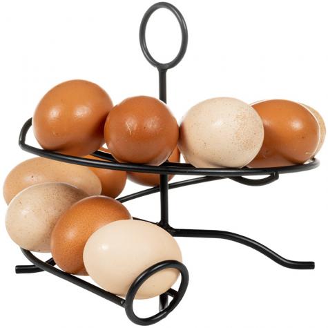 Black (holds up to 12 standard-sized eggs)