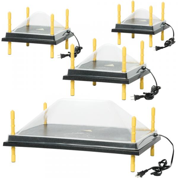 Heating plates with covers (both sold separately)
