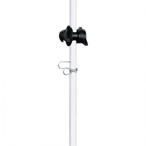 1/2" FiberRod. Insulators/clips shown are sold separately under Accessories Tab below.