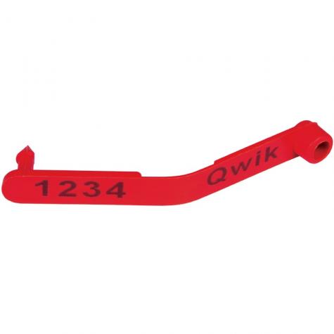 Customized text and/or consecutive numbering is included in the price of the tag.