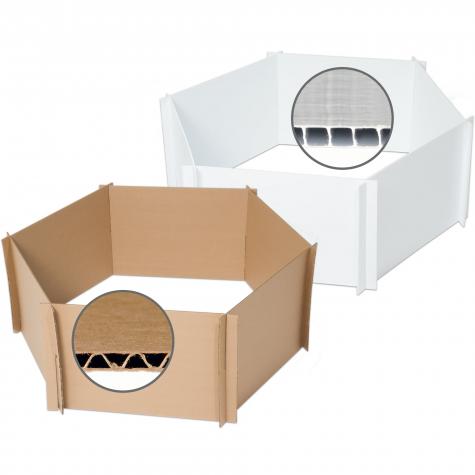 Disposable and Reusable options. Insets show a cross-section view. (Panels sold individually.)