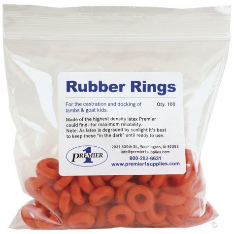 "O" Rings, orange, bag of 100