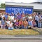 Group photo taken by A. Richard Cobb outside the Brecon Wool Center.